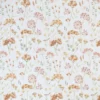 orange botanical cotton fabric from Ashley Wilde