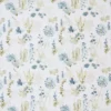 blue botanical cotton fabric from Ashley Wilde