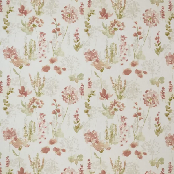 Elisa Fabric - Berry by red botanical cotton fabric from Ashley Wilde