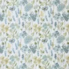 blue botanical cotton fabric from Ashley Wilde