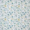 blue botanical cotton fabric from Ashley Wilde