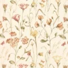 orange botanical printed fabric from Ashley Wilde