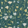 green botanical printed fabric from Ashley Wilde