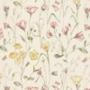red botanical printed fabric from Ashley Wilde