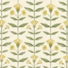 green botanical printed fabric from Ashley Wilde