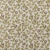 brown botanical cotton fabric from Ashley Wilde