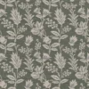 green botanical cotton fabric from Ashley Wilde