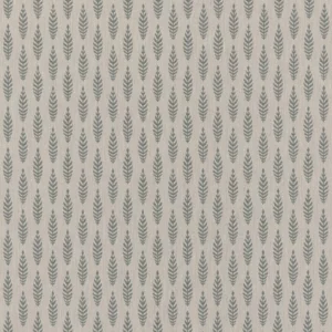 black-grey botanical woven fabric from Ashley Wilde