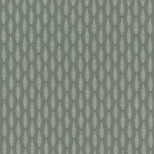 green botanical woven fabric from Ashley Wilde