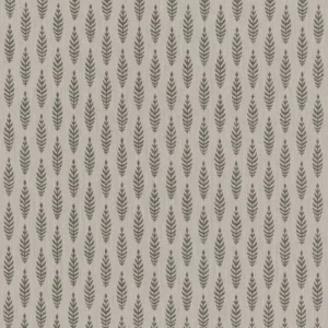 black-grey botanical woven fabric from Ashley Wilde