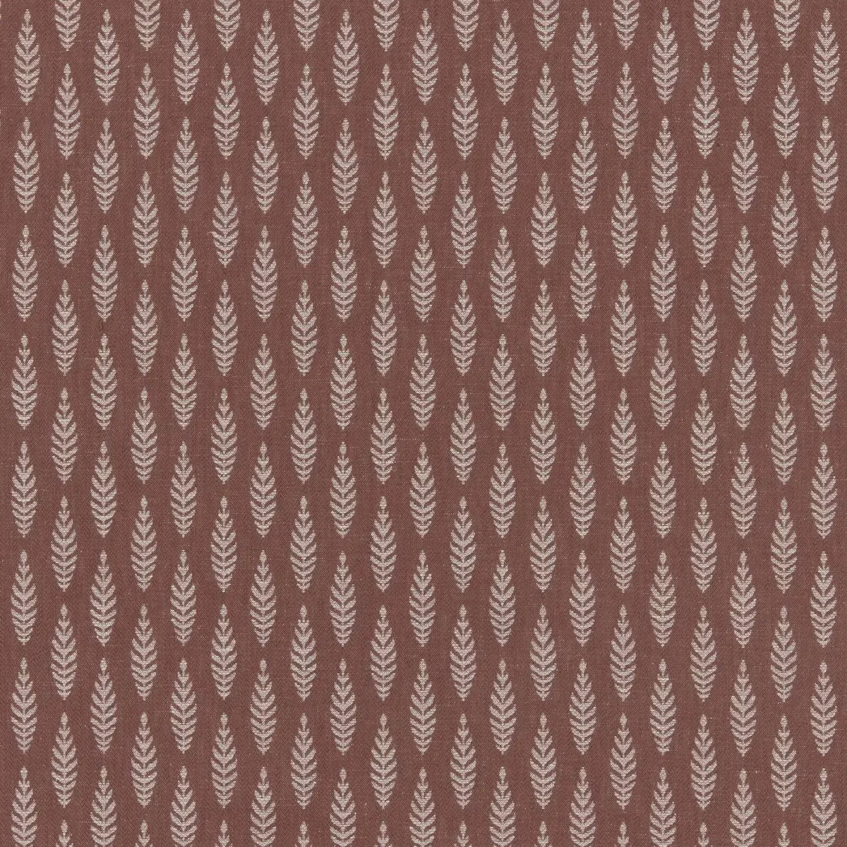 Lois Fabric - Rosewood by red botanical woven fabric from Ashley Wilde