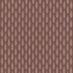 red botanical woven fabric from Ashley Wilde