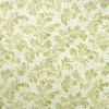 yellow botanical linen fabric from Linwood Fabrics