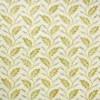 yellow botanical linen fabric from Linwood Fabrics