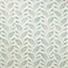 blue botanical linen fabric from Linwood Fabrics