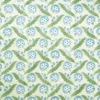 blue botanical linen fabric from Linwood Fabrics