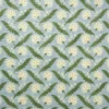 blue botanical linen fabric from Linwood Fabrics