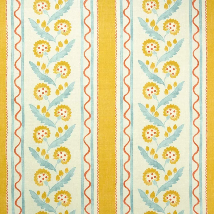 Polly Stripe Fabric - St.Clements swatch