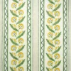 green botanical linen fabric from Linwood Fabrics