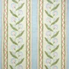 blue botanical linen fabric from Linwood Fabrics