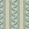 blue botanical linen fabric from Linwood Fabrics