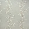 black-grey botanical linen fabric from Linwood Fabrics
