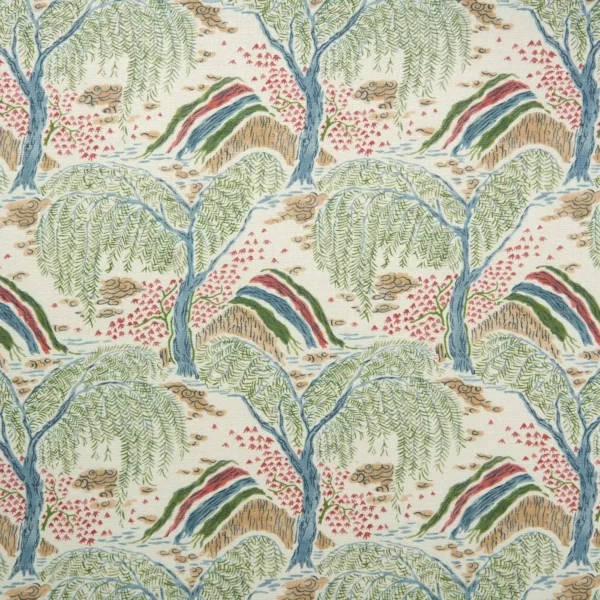 Gwendolyn Fabric - Cranberry by linwood gwendolyn fabric