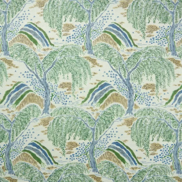 Gwendolyn Fabric - Emerald by linwood gwendolyn