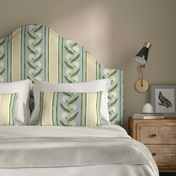 Polly Stripe Fabric - Lakeside by Polly Stripe Fabric - Lakeside from