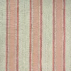 pink striped linen fabric from Linwood Fabrics