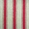 red striped linen fabric from Linwood Fabrics