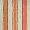 orange striped linen fabric from Linwood Fabrics