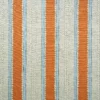 orange striped linen fabric from Linwood Fabrics