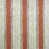 red striped linen fabric from Linwood Fabrics