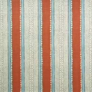 red striped linen fabric from Linwood Fabrics