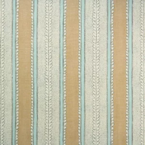 brown striped linen fabric from Linwood Fabrics