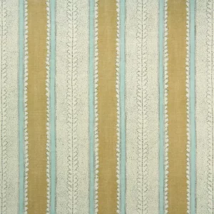 blue striped linen fabric from Linwood Fabrics