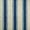 blue striped linen fabric from Linwood Fabrics