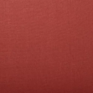 red plain linen fabric from Linwood Fabrics