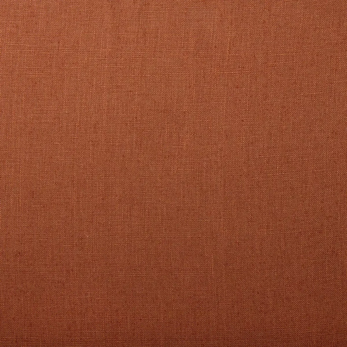 orange plain linen fabric from Linwood Fabrics