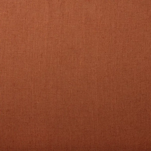Marietta Fabric - Terracotta by orange plain linen fabric from Linwood Fabrics