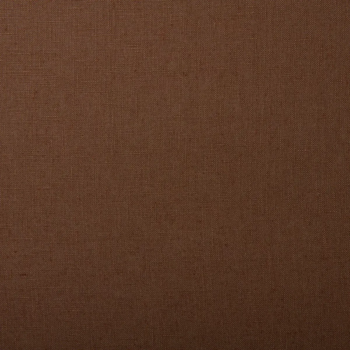 Marietta Fabric - Nutmeg by brown plain linen fabric from Linwood Fabrics