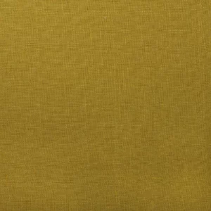 yellow plain linen fabric from Linwood Fabrics