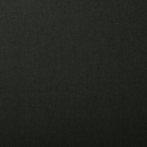 Marietta Fabric - Night by black-grey plain linen fabric from Linwood Fabrics