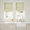 light neutral plain linen blinds