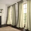 light neutral plain linen curtains