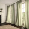 light neutral plain linen curtains