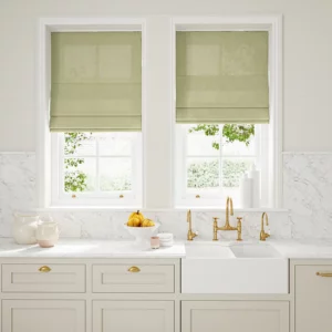 light neutral plain linen blinds