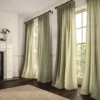light neutral plain linen curtains