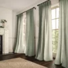 light grey plain linen curtains